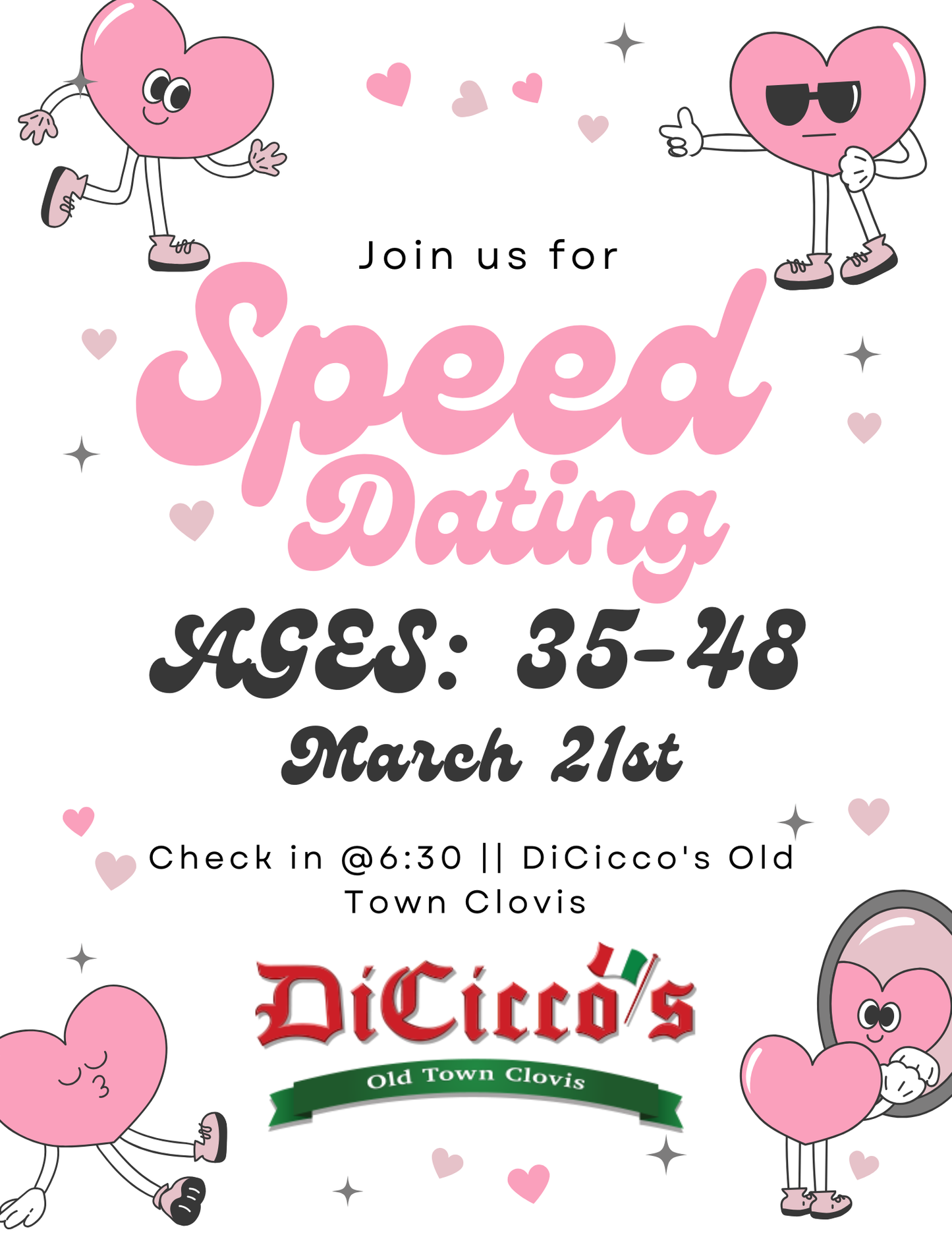 Speed Dating - AGES (35-48)